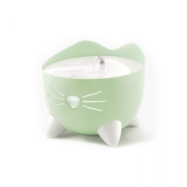 Catit Fonte de Água para Gatos Pixi Verde Claro