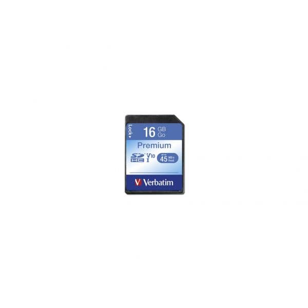Verbatim 16GB SDHC Premium Class 10 - 43962