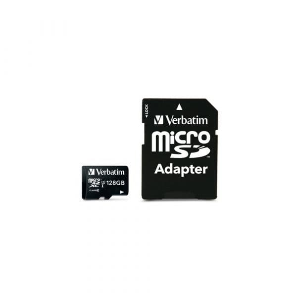 Verbatim 128GB Micro SDXC Class 10 + Adaptador SD - 44085