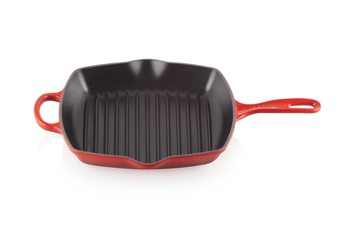 Le Creuset Grelhador Skillet Quadrado 26cm Vermelho