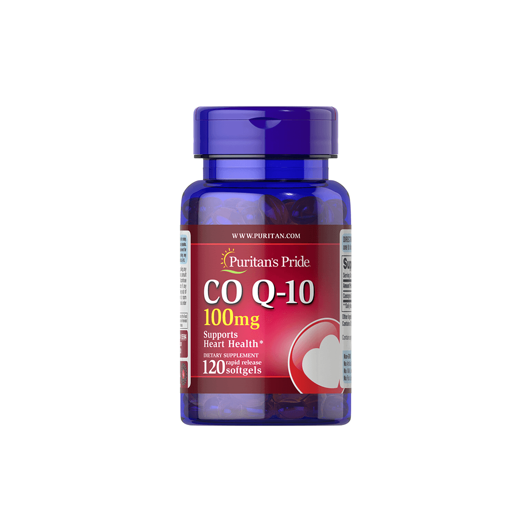 Q-SORB™ Coenzyme Co Q-10 100 mg 120 Rapid Release Softgels