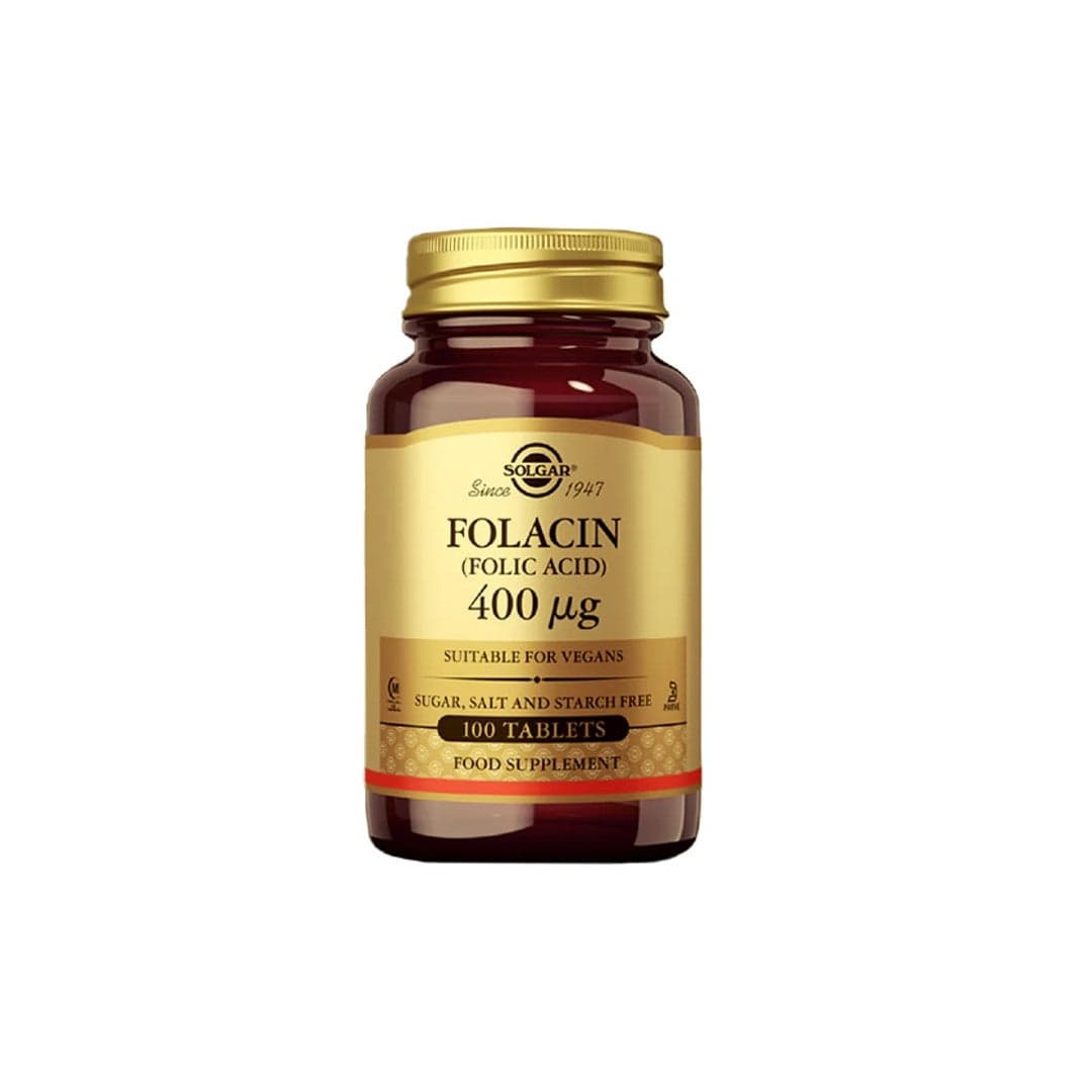 Solgar Folic Acid 400mcg 100 Comprimidos