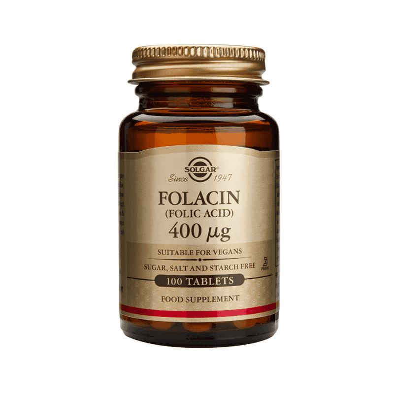 Solgar Folic Acid 400mcg 100 Comprimidos