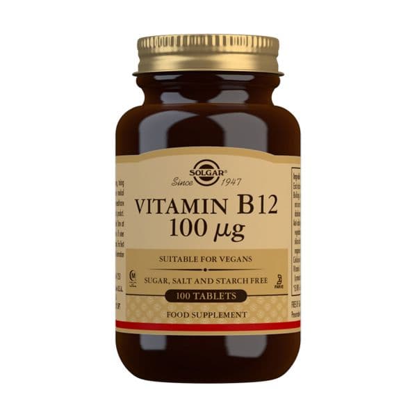 Solgar Vitamin B12 100mcg 100 Comprimidos