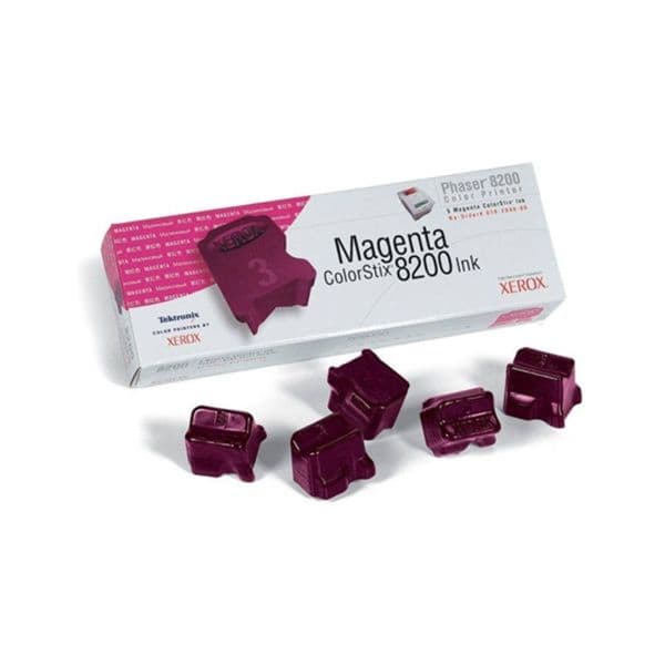 Tinteiro Xerox PH8200 Magenta 016204600 - 5 Unidades