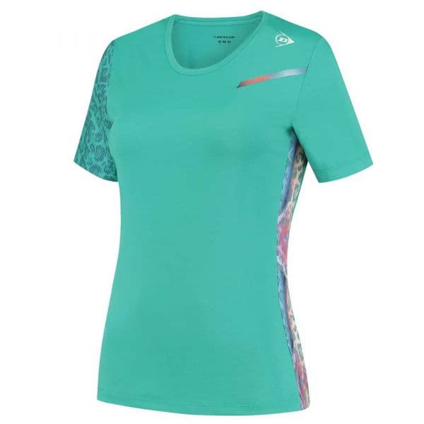 Dunlop Game Short Sleeve T-shirt Verde XL Mulher