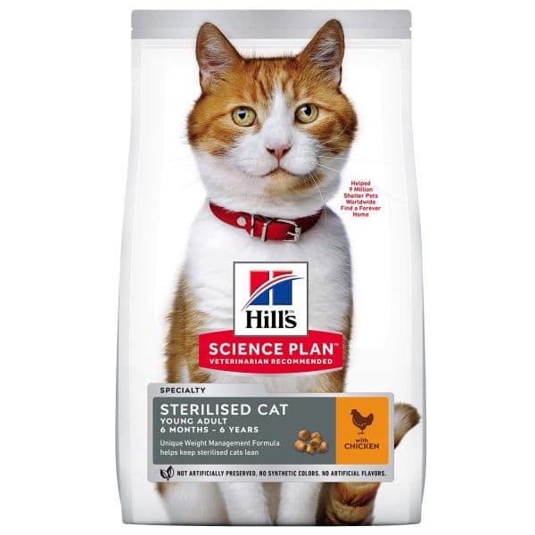 Hill's Science Plan Young Adult Sterilised Chicken 7Kg