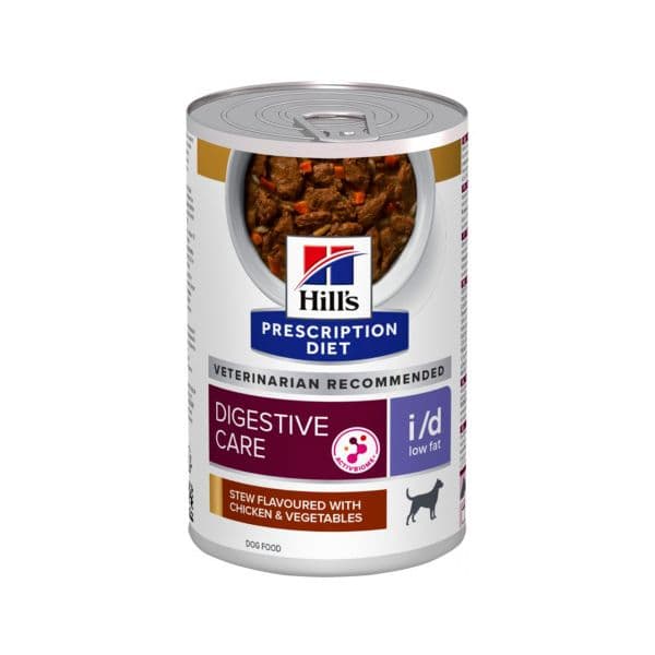 Ração Húmida Hill's Prescription Diet Canine i/d Low Fat Frango & Vegetais 354g