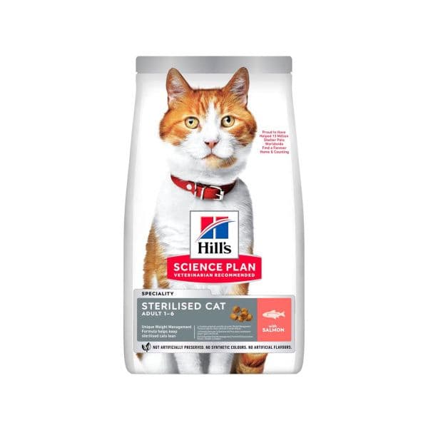 Hill's Science Plan Sterilised Salmão Adulto Jovem 7kg