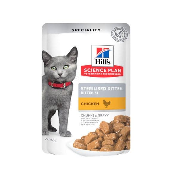 Ração Húmida Hill's Sterilised Kitten Frango 85g