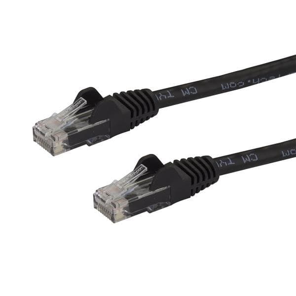 StarTech.com N6PATC2MBK cabo de rede Preto 2 m Cat6 U/UTP (UTP)