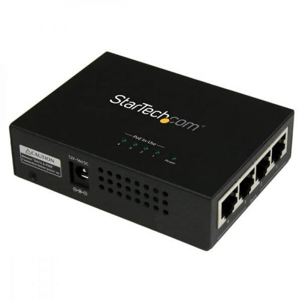 Startech Switch 4 Portas - POEINJ4G