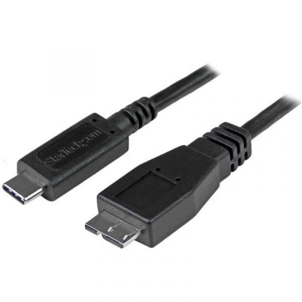Startech Cabo usb C Macho - Micro-usb B Macho (50 cm) Preto - USB31CUB50CM