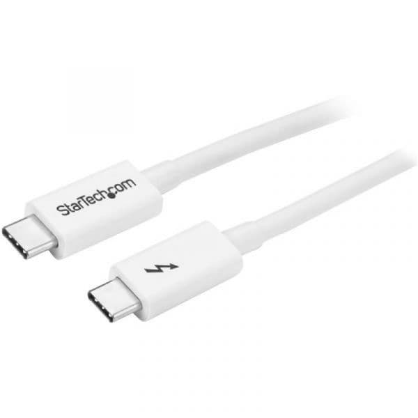 Startech Cabo Thunderbolt Macho - Macho (1 M) Branco - TBLT3MM1MW