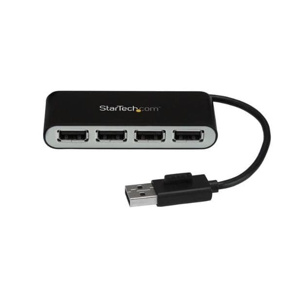 StarTech USB2004EXT100 Hub Extensor USB 2.0 4 Portas Cat5e/Cat6 até 100m Alimentação Externa Metálico 480 Mbps