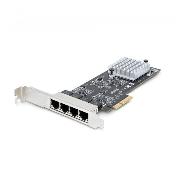 StarTech PR42GINETWRKCRD Placa de Rede PCI Express 2.0/2.5GbE 4 Portas NBASE-T Perfil Baixo