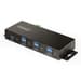 StarTech 5G7AINDRM-USB-A-HUB Hub USB Industrial 7 Portas USB 3.2 Gen 1 5 Gbps Gerenciado Metálico ESD