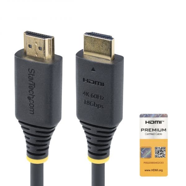 Startech.com Cabo HDMI Premium Certificado de Alta Velocidade 4K60 2m Preto