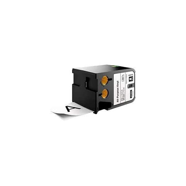 DYMO Fita Vinyl Preto Sobre Branco (7 mts/5,4cm) - 1868755