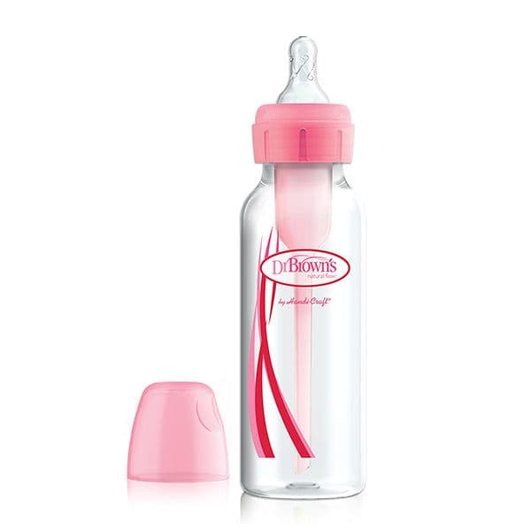 Dr. Brown's Options Biberão Rosa 250ml