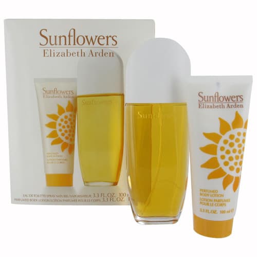 Sunflowers Large Gift Set EDT 100 ml body lotione100 ml Sunflowers