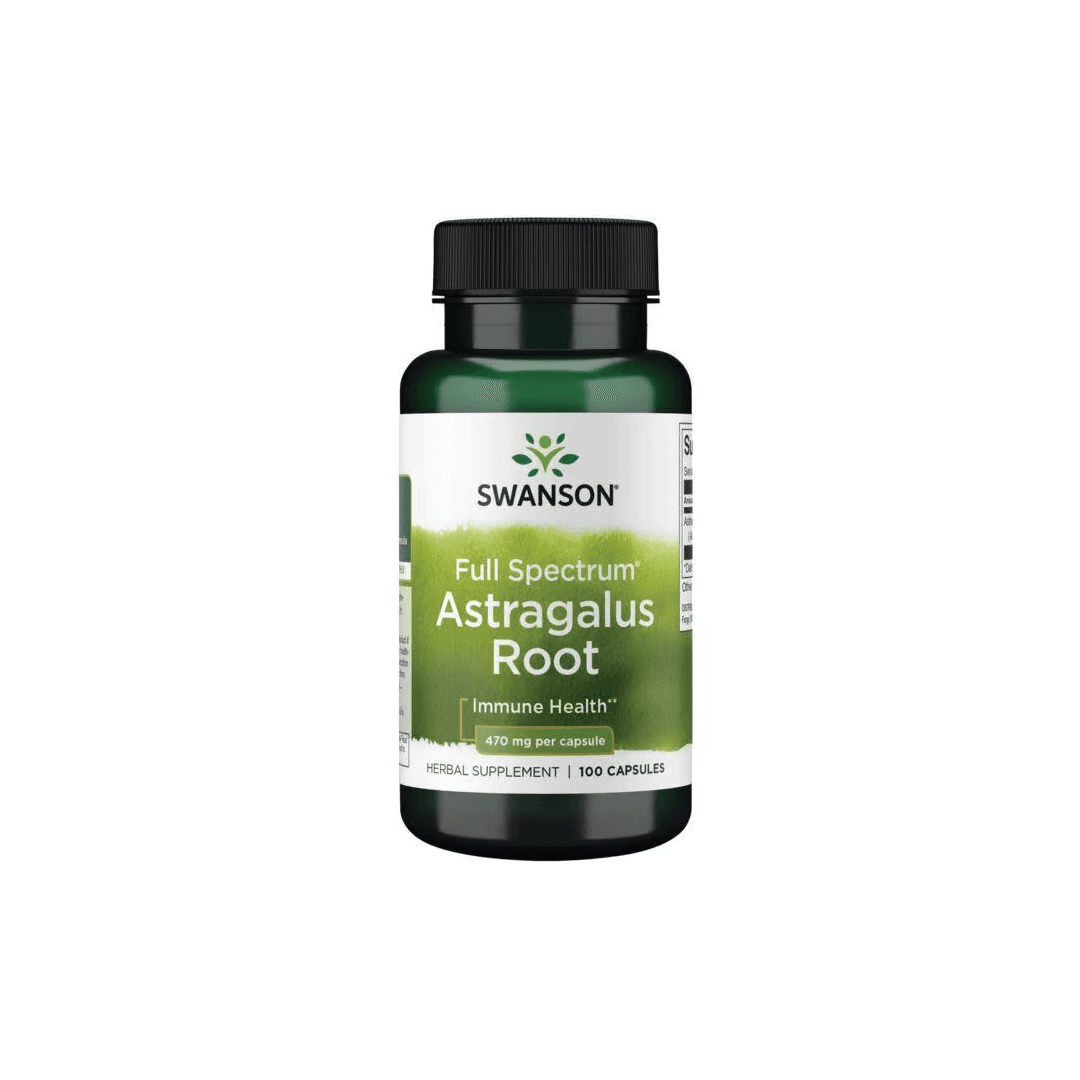 Full Spectrum Astragalus Root 470 mg 100 Capsules