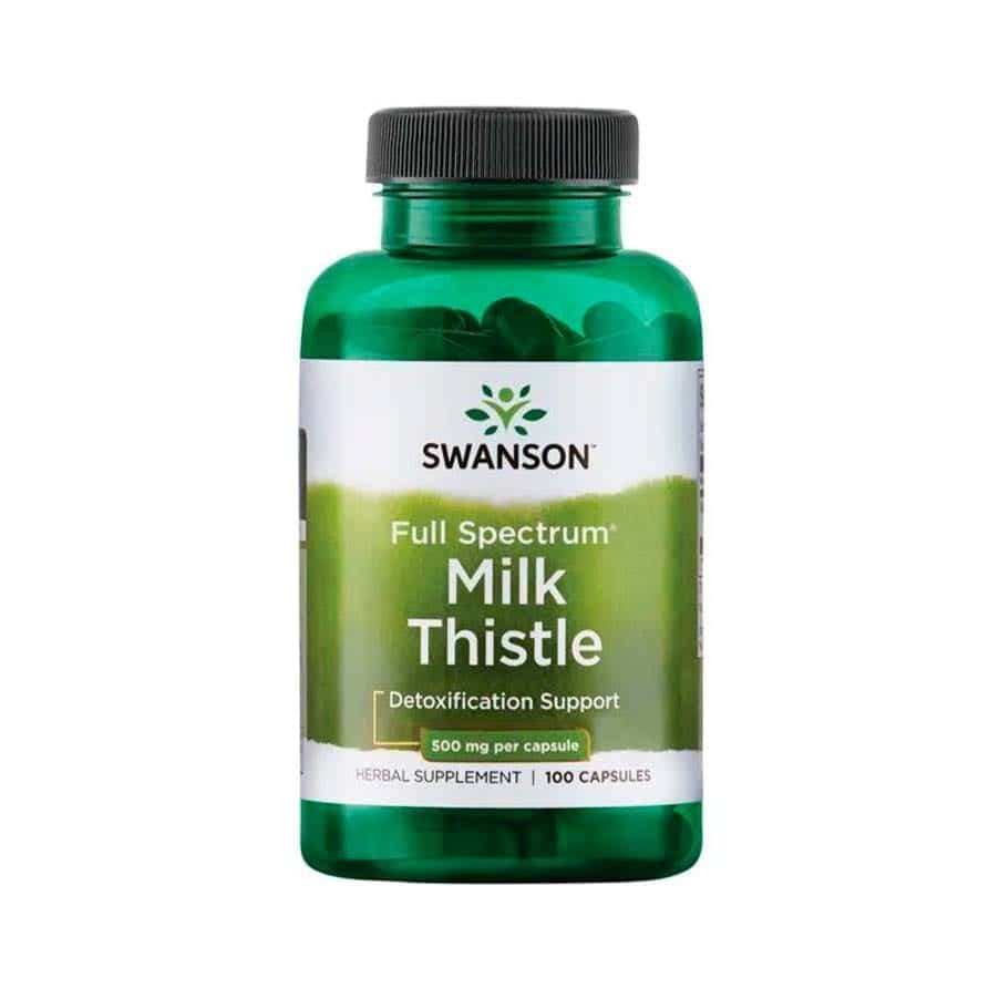 Full Spectrum Milk Thistle 500 mg 100 Capsules