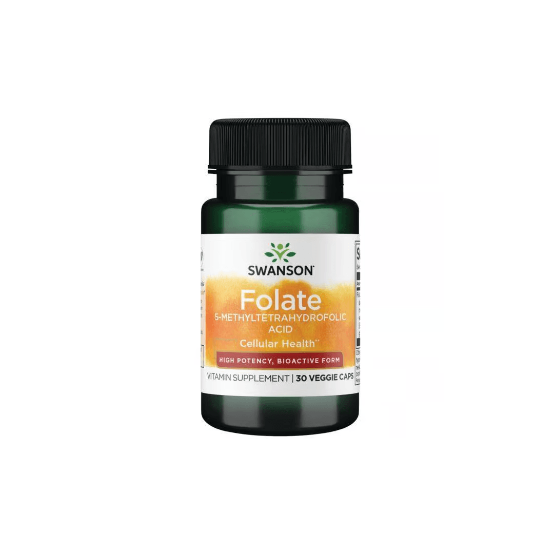 Folate 5-MTHF 800 mcg 30 Veggie Capsules
