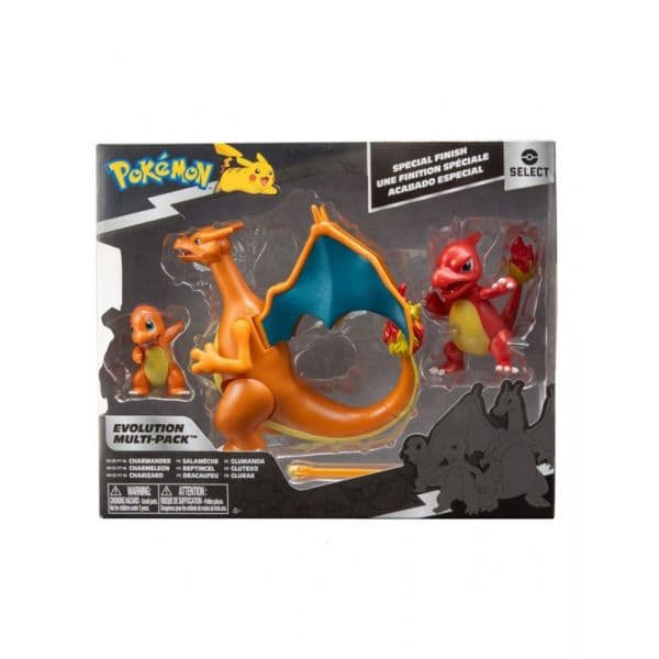 Pokémon Pack Evolução 3 Figuras