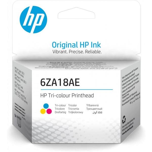Tinteiro HP Cabeça de Impressão Tricolor 6Z - 6ZA18AE