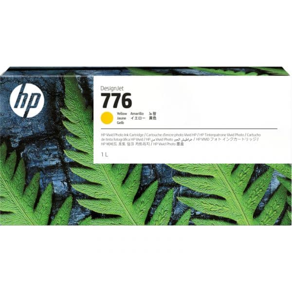 Tinteiro HP 776 1L Yellow Ink Cartridge