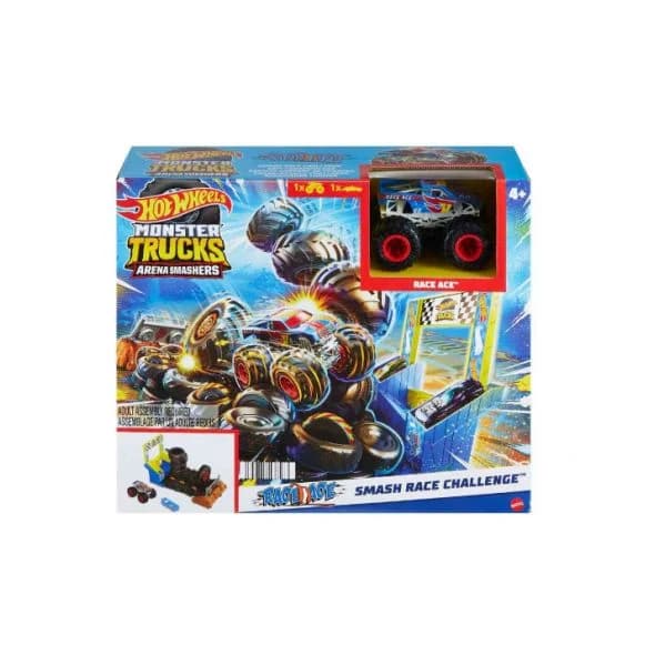 Hot Wheels Monster Trucks Smash Race 4+ - HNB89