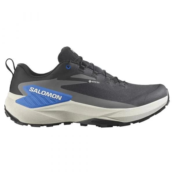 Salomon Sapatilhas de Trail Running Genesis Goretex Black / Lunar Rock / French Blue 41 1/3