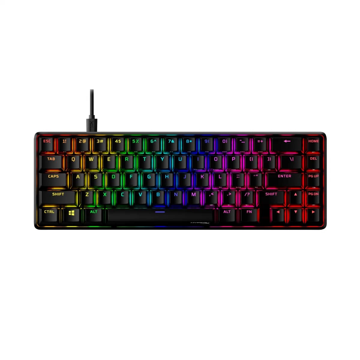 TECLADO MEC�NICO HYPERX ALLOY ORIGINS 65 GAMING HX RED (LAYOUT US) - HKBO1T-RD-US/N 4P5D6AA#ABA