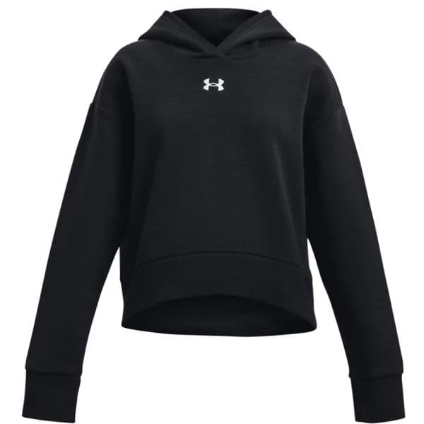 Under Armour Sweatshirt com Capuz Rival Fleece Crop Hoodie-blk 1379517-001 Ymd Preto