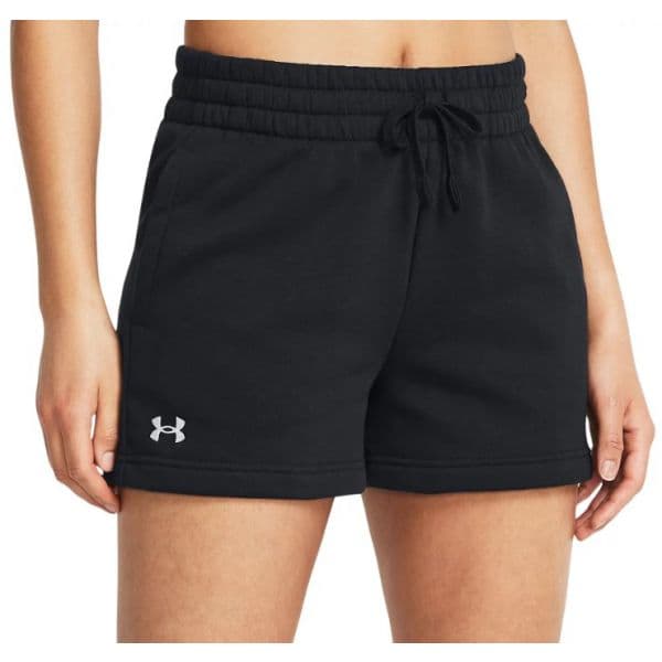 Under Armour Calções Rival Fleece Short-blk 1382723-001 Xs Preto