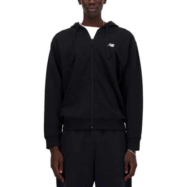 New Balance T-shirt Sport Essentials French Terry Logo Hoodie mj41501-bk S Preto