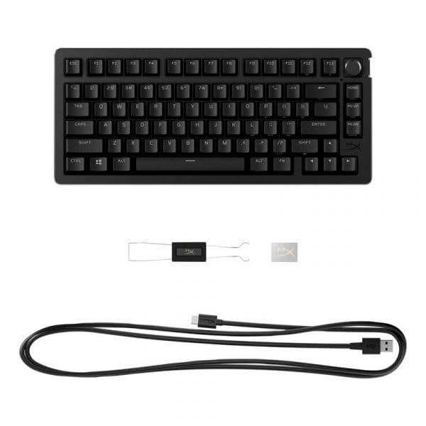 HP HyperX Alloy Rise 75 Wireless Preto Inglês