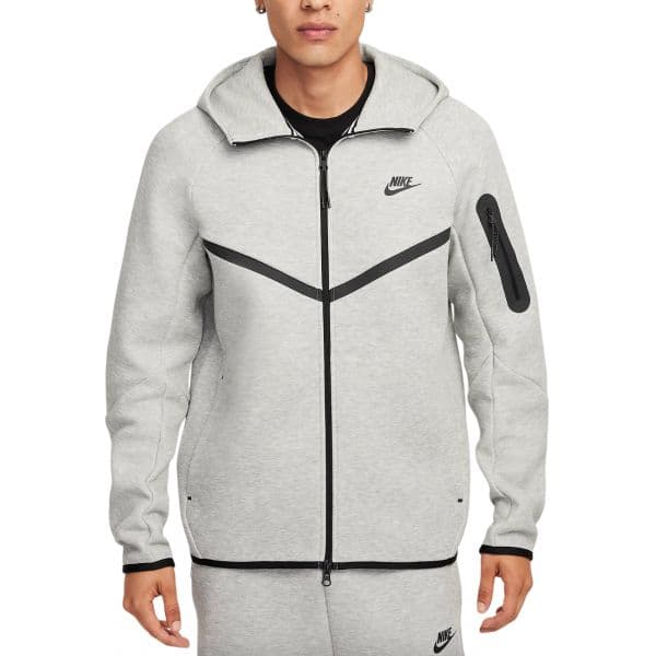 Nike Sweatshirt com Capuz M Nk Tch Flc Fz Wr Hoodie hv0949-063 XL Cinzento