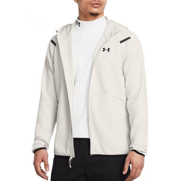 Under Armour Sweatshirt com Capuz Unstoppable Flc Fz hd 1389352-110 3XL Branco