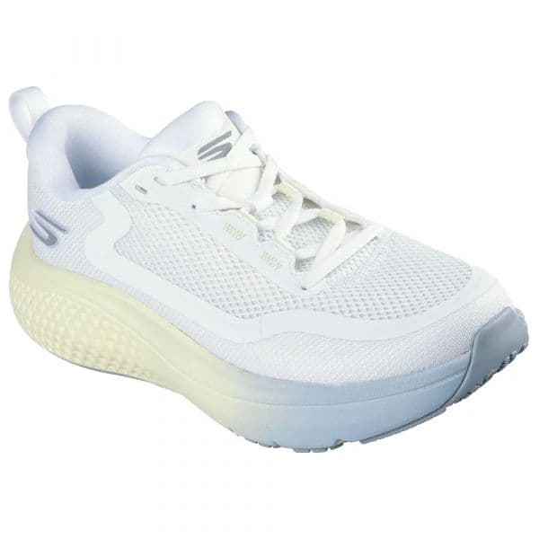 Skechers Sapatilhas de Running Go Supersonic Max White Textile / Light Blue / Yellow Trim 38