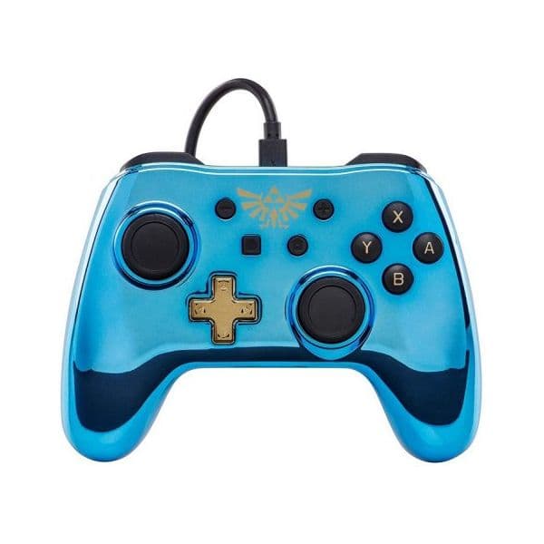 PowerA Comando com fio Legend of Zelda Chrome para Nintendo Switch