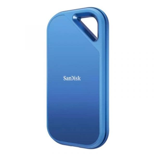 Disco Externo SSD Disco Duro SanDisk 2TB NVMe 2000 MB/s Creator Pro USB 3.2 Gen 2x2 Resistente Azul