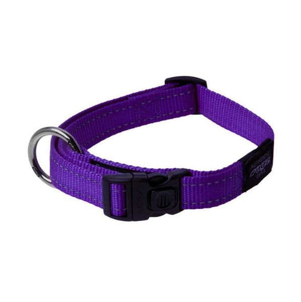 Rogz Coleira Cão Utility Reflectora XL Lilás