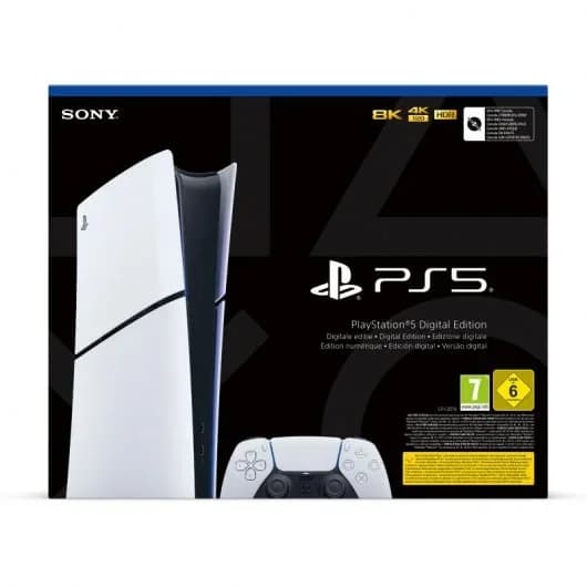 Sony PlayStation 5 Slim Digital Edition 1 TB – Consola Gaming 4K HDR