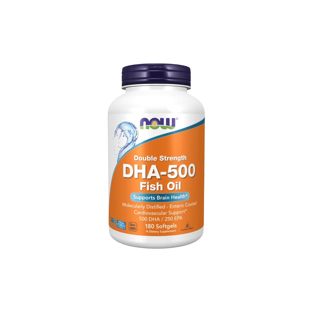 DHA-500 Fish Oil, Double Strength 180 Softgels