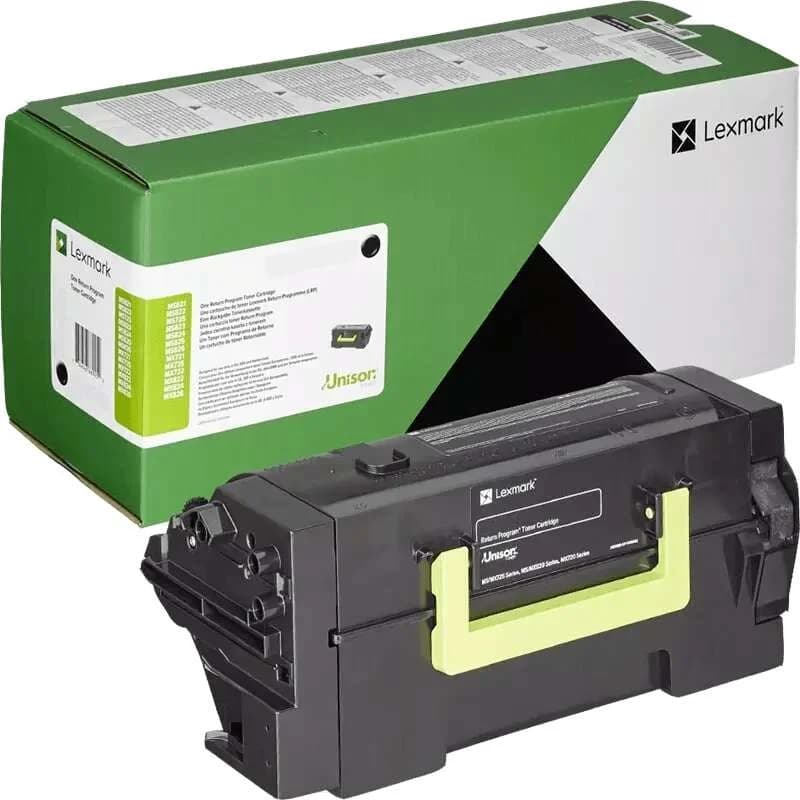 Lexmark Toner 58D2H0E Toner Preto de Elevada Capacidade com Contrato - 58D2H0E