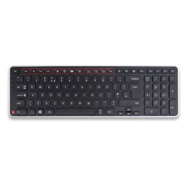 Teclado Contour Balance Sem Fios QWERTZ Alemão Preto