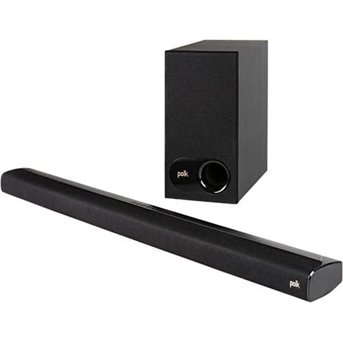 Soundbar Polk Signa S2 e Subwoofer 2.1 Sem Fios para Televisão
