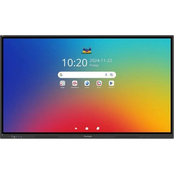 Viewsonic 86" IFP8634 Quadro Interativo DLED 4K Tátil (Android 14 EDLA)